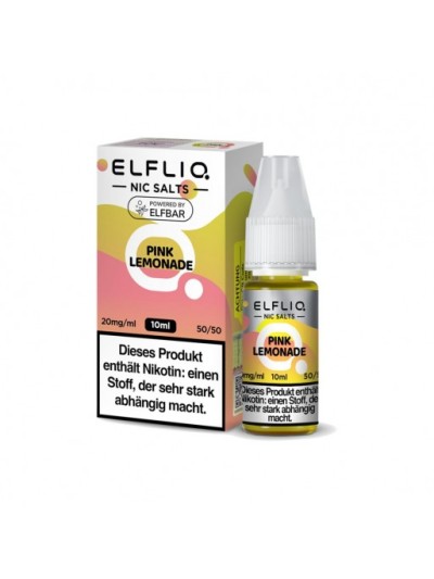 Pink Lemonade / Limonade Rose - ELFLIQ Liquid 20 mg. 10 ml.ml.
