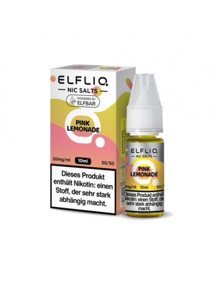 Pink Lemonade / Limonade Rose - ELFLIQ Liquid 20 mg. 10 ml.ml.