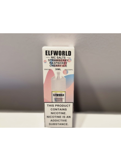 Strawberry rasberrry cherry ice - Elfworld Salt 50 mg 30 ml