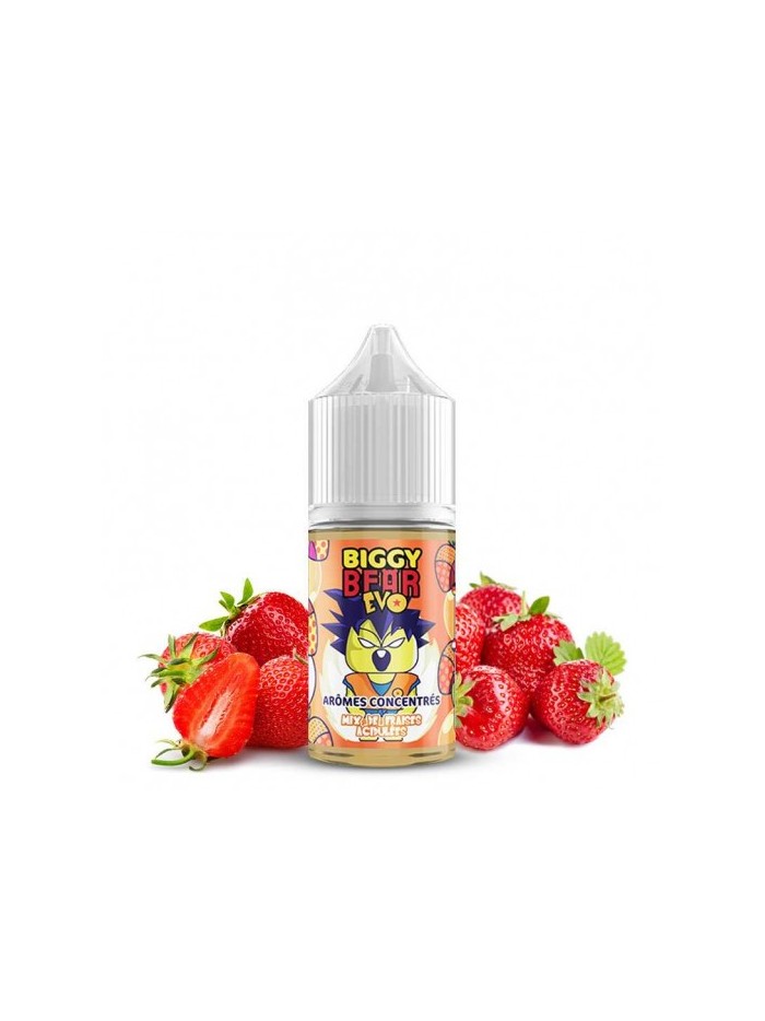 Mix de Fraise Acidulées - Biggy Bear   30 ml.