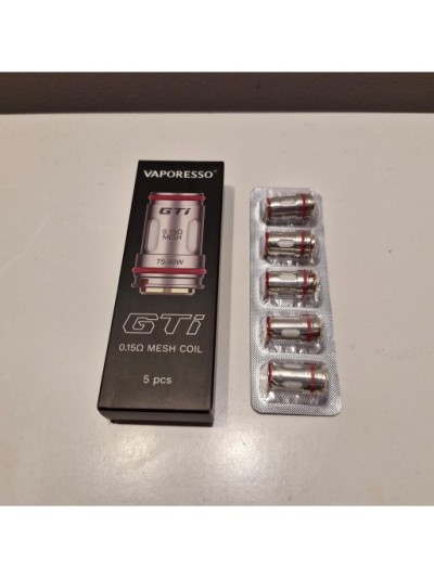 GTI - Vaporesso	0,15 ohm   - 5 pcs