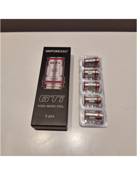 GTI - Vaporesso	0,15 ohm   - 5 pcs